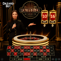 DazardBet - Lightning Roulette - Evolution Gaming Live Casino